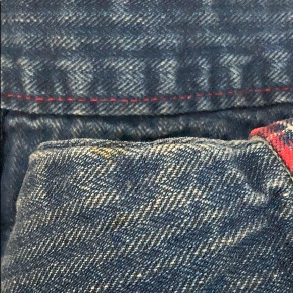 Vintage Oshkosh B'Gosh | Denim Jacket with Plaid Sz 3T - Picture 9 of 9